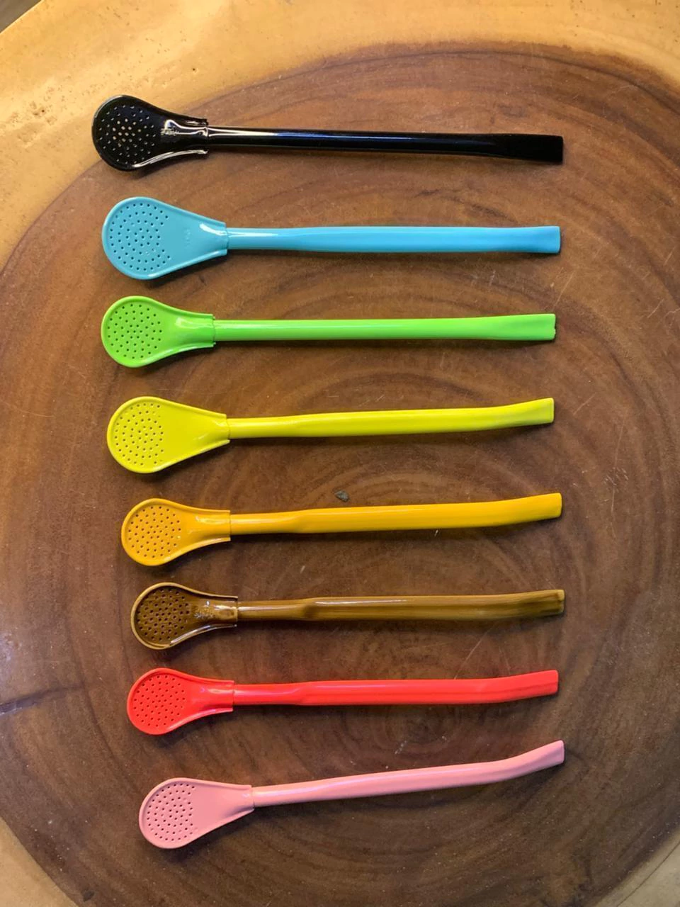 Bomba de Tereré Inox Colorida Diversas Cores