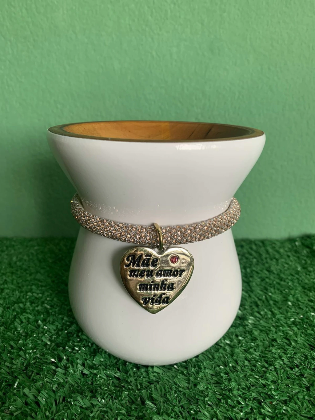 Pulseira / Schoker para cuia de chimarrão VIP: ESPECIAL MÃE