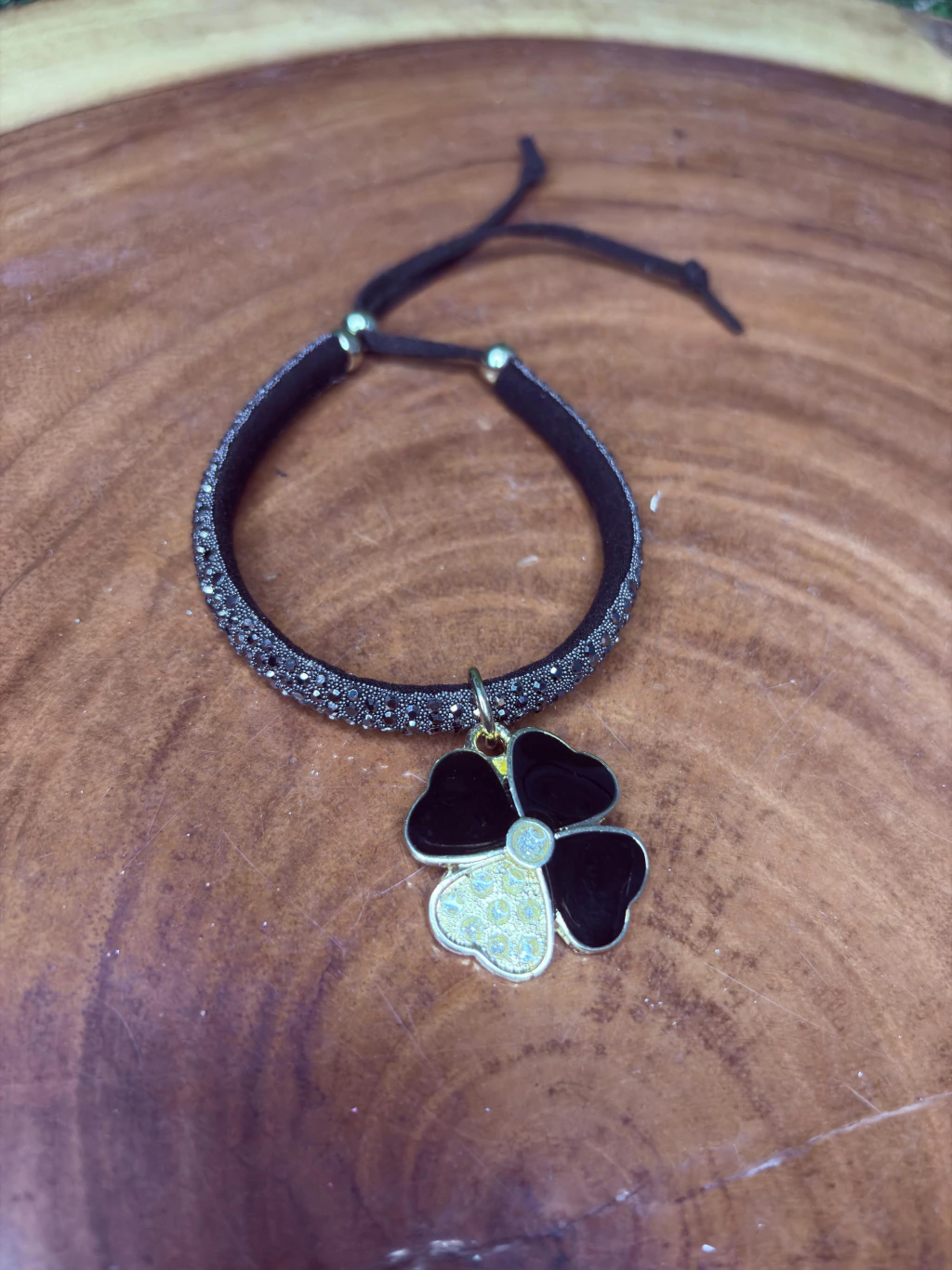 Pulseira / Schoker para cuia de chimarrão VIP Trevo